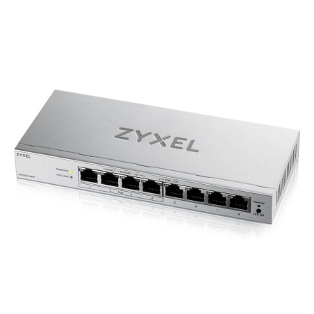 Zyxel GS1200v3 Series GS1200-8HPv3 Switch 8-porte Gigabit Ethernet PoE+